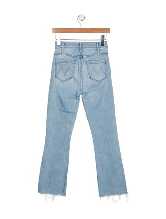 Mother Mid-Rise Straight Leg Jeans