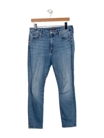 Mother Mid-Rise Straight Leg Jeans