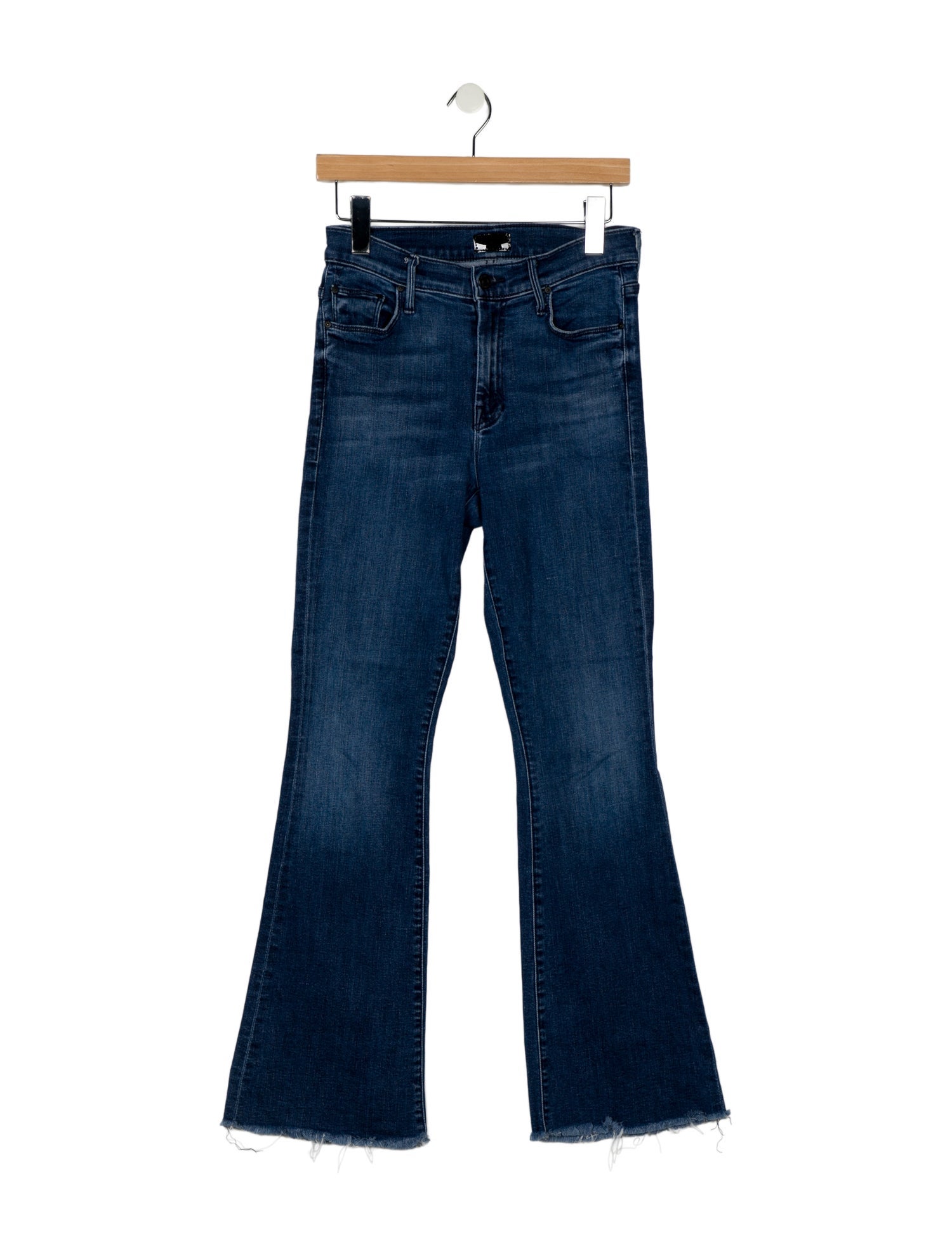 Mother Mid-Rise Wide Leg Jeans