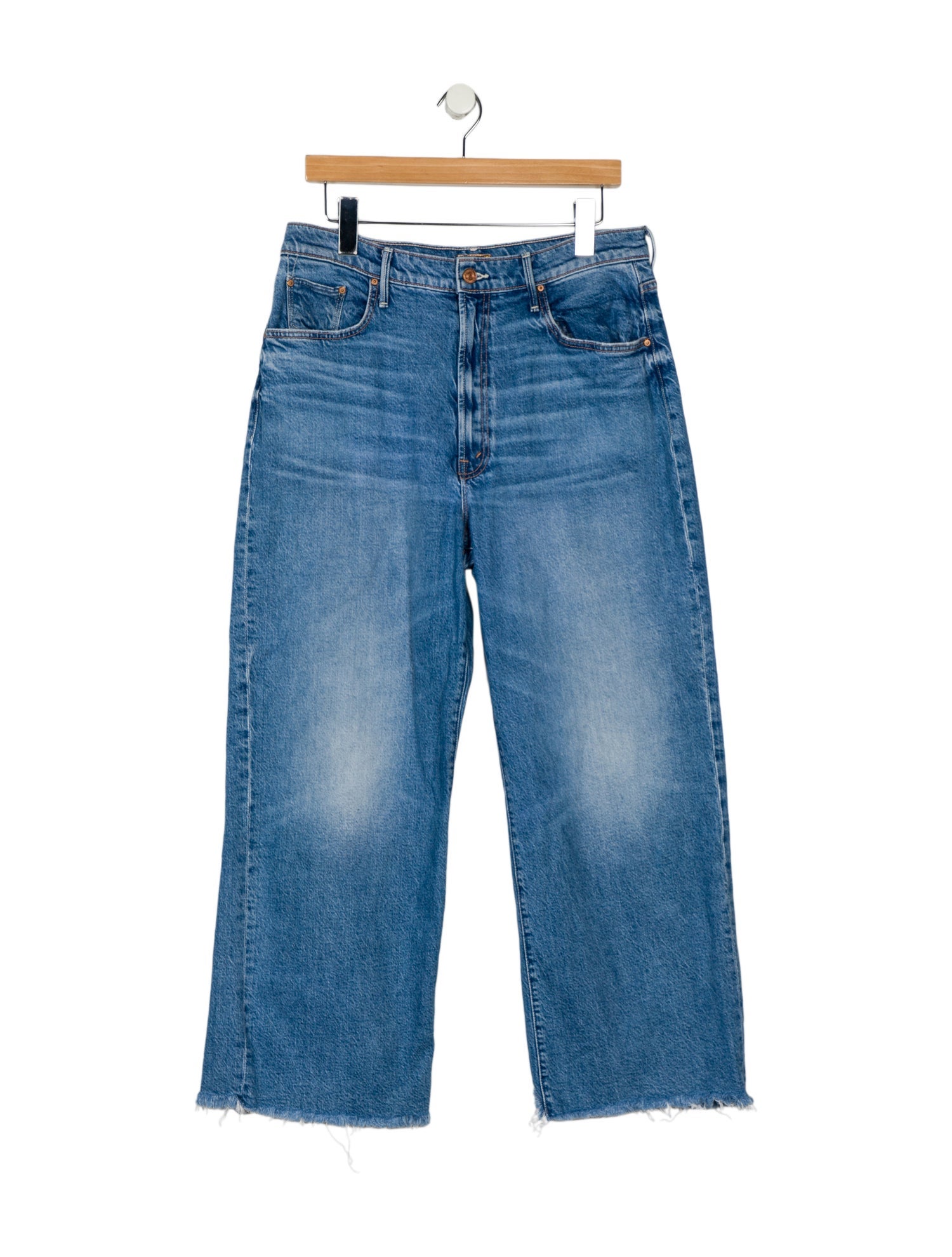 Mother High-Rise Wide Leg Jeans