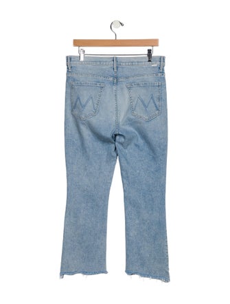 Mother Mid-Rise Straight Leg Jeans