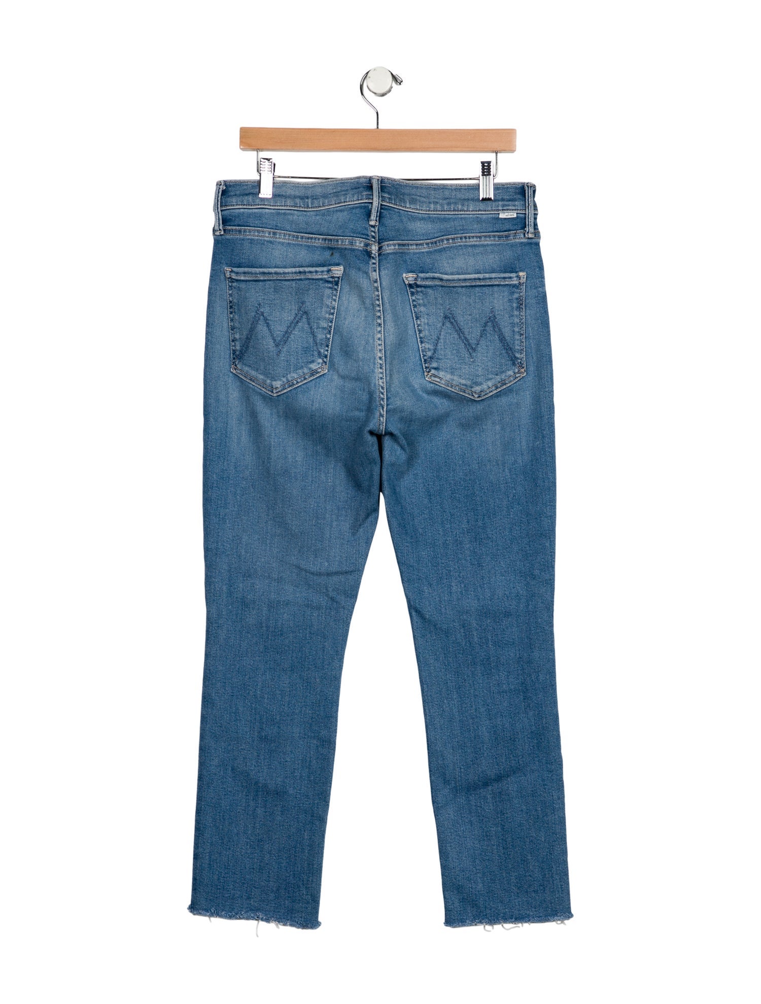 Mother Mid-Rise Straight Leg Jeans