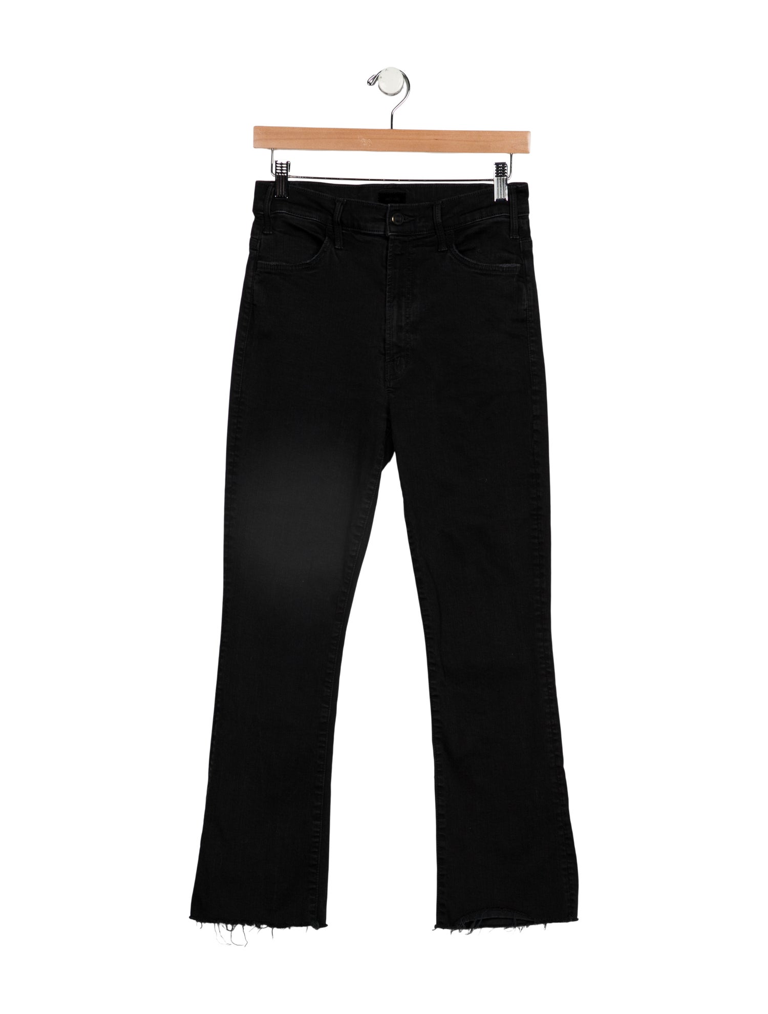 Mother Mid-Rise Straight Leg Jeans