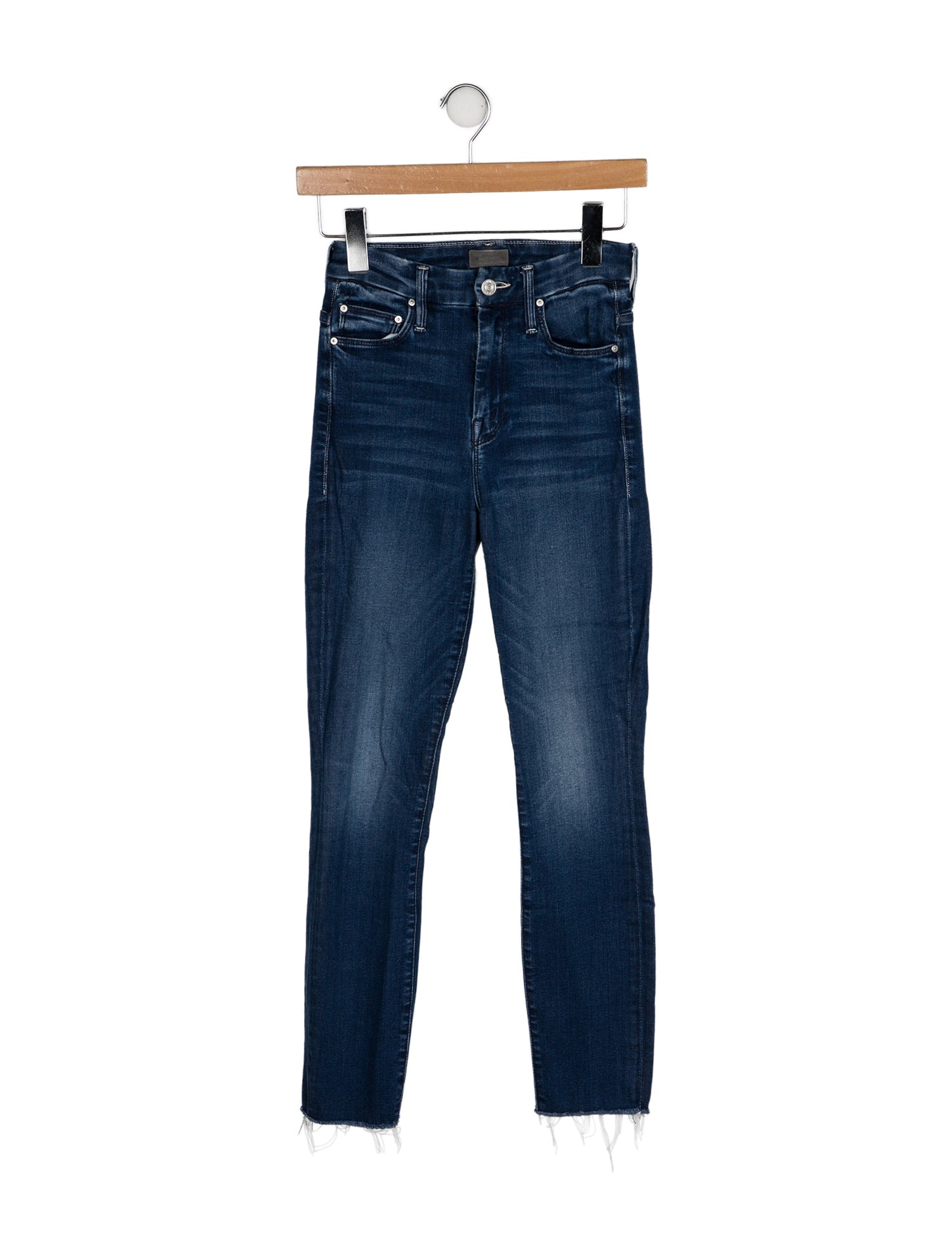 Mother Mid-Rise Skinny Leg Jeans