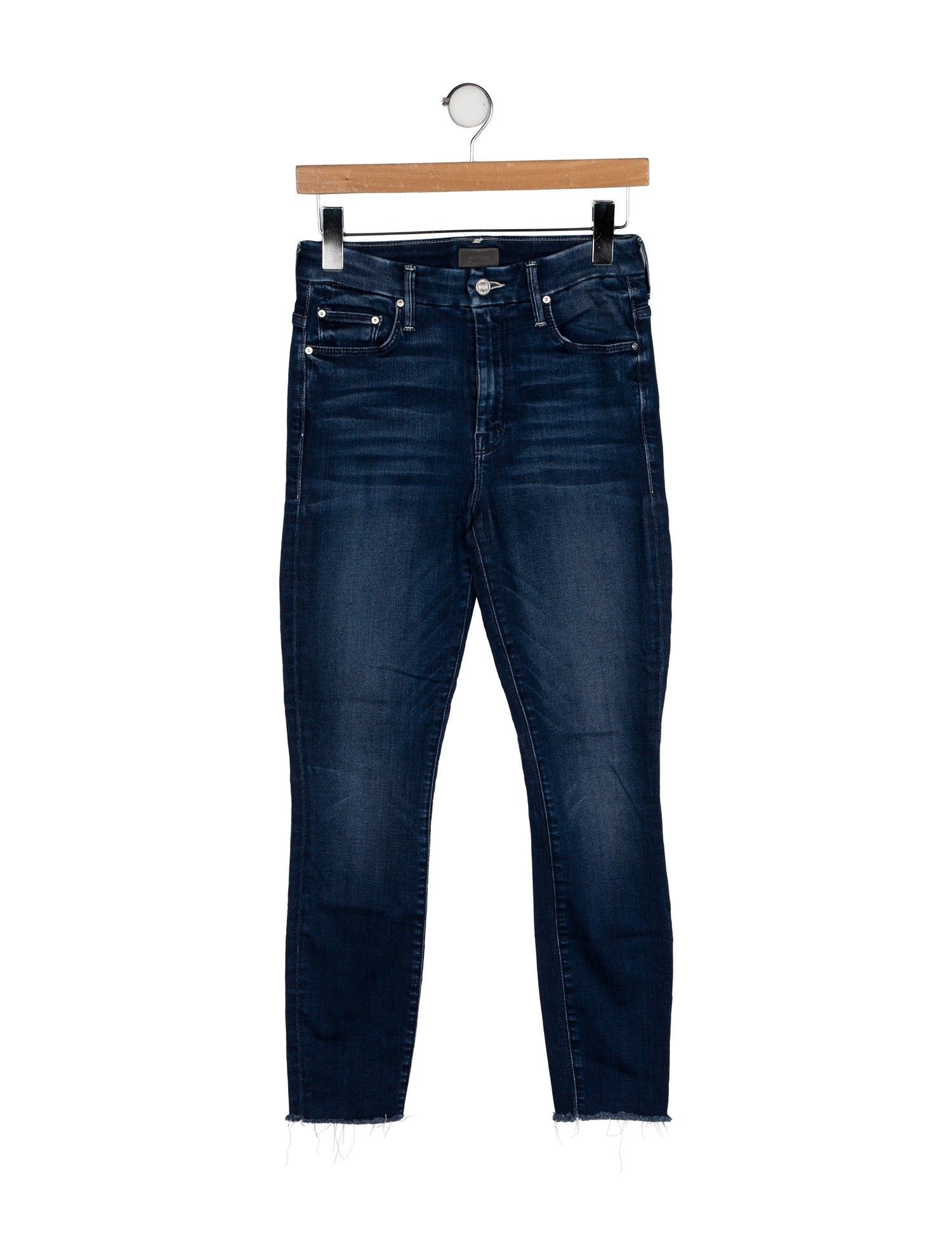 Mother Mid-Rise Skinny Leg Jeans