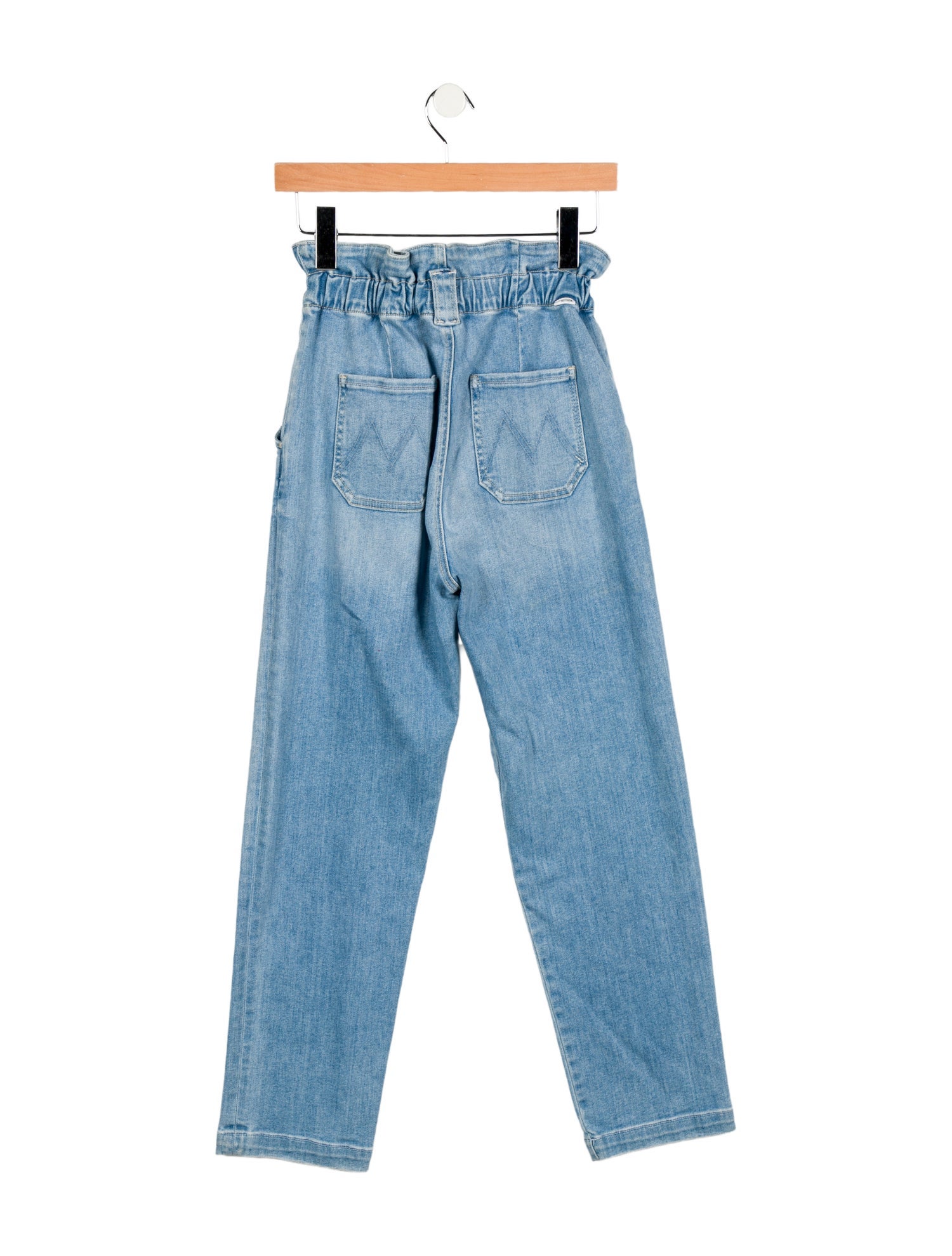 Mother Mid-Rise Straight Leg Jeans