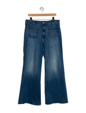Mother High-Rise Wide Leg Jeans