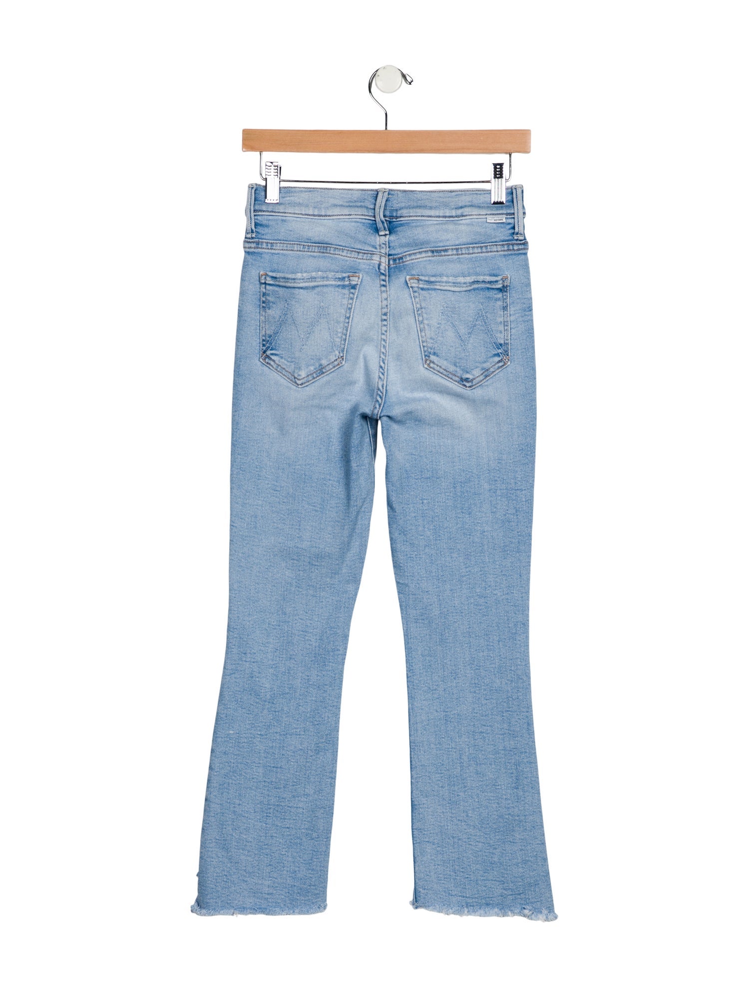 Mother Mid-Rise Straight Leg Jeans
