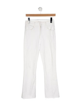 Mother Mid-Rise Straight Leg Jeans