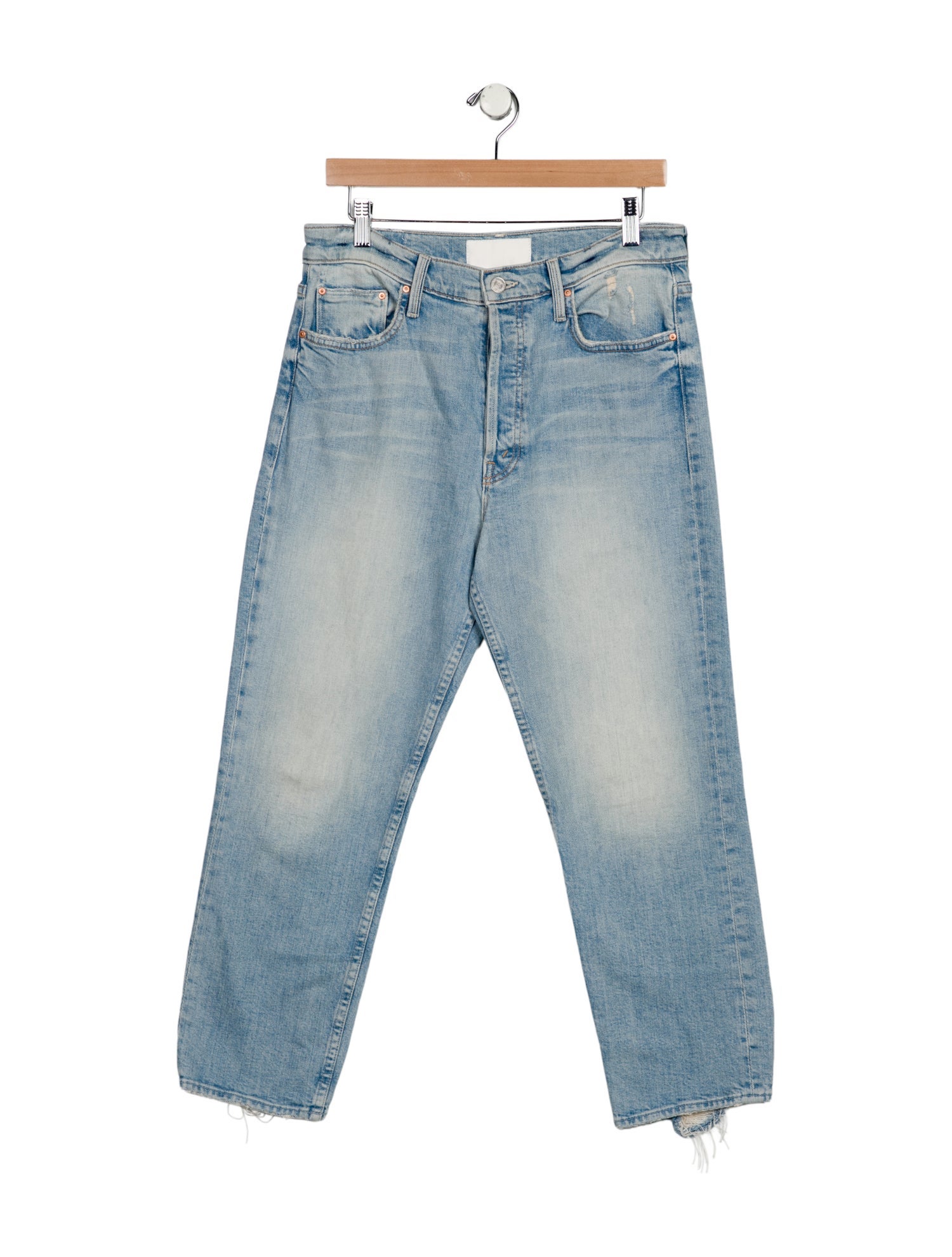 Mother High-Rise Straight Leg Jeans