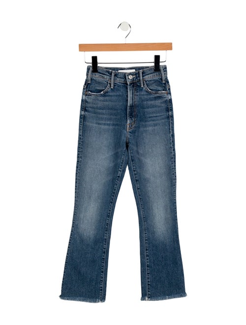 Mother Mid-Rise Straight Leg Jeans