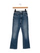 Mother Mid-Rise Straight Leg Jeans