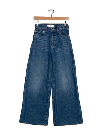 Mother High-Rise Wide Leg Jeans