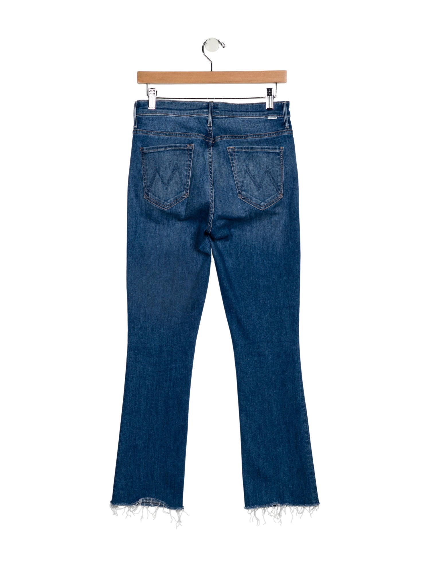 Mother Mid-Rise Straight Leg Jeans