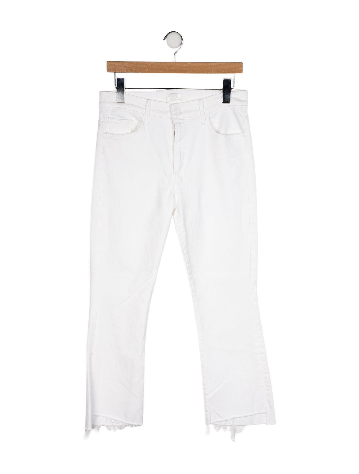Mother Mid-Rise Straight Leg Jeans