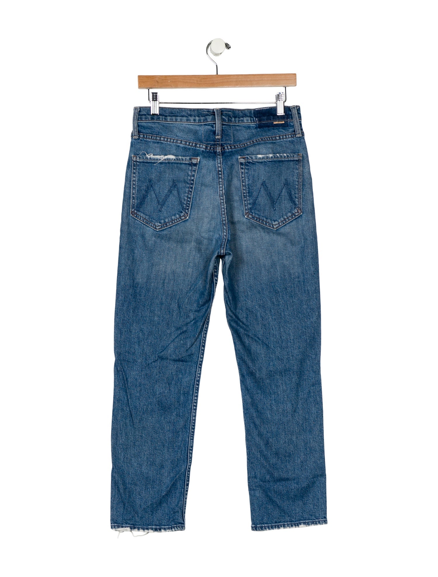Mother High-Rise Straight Leg Jeans