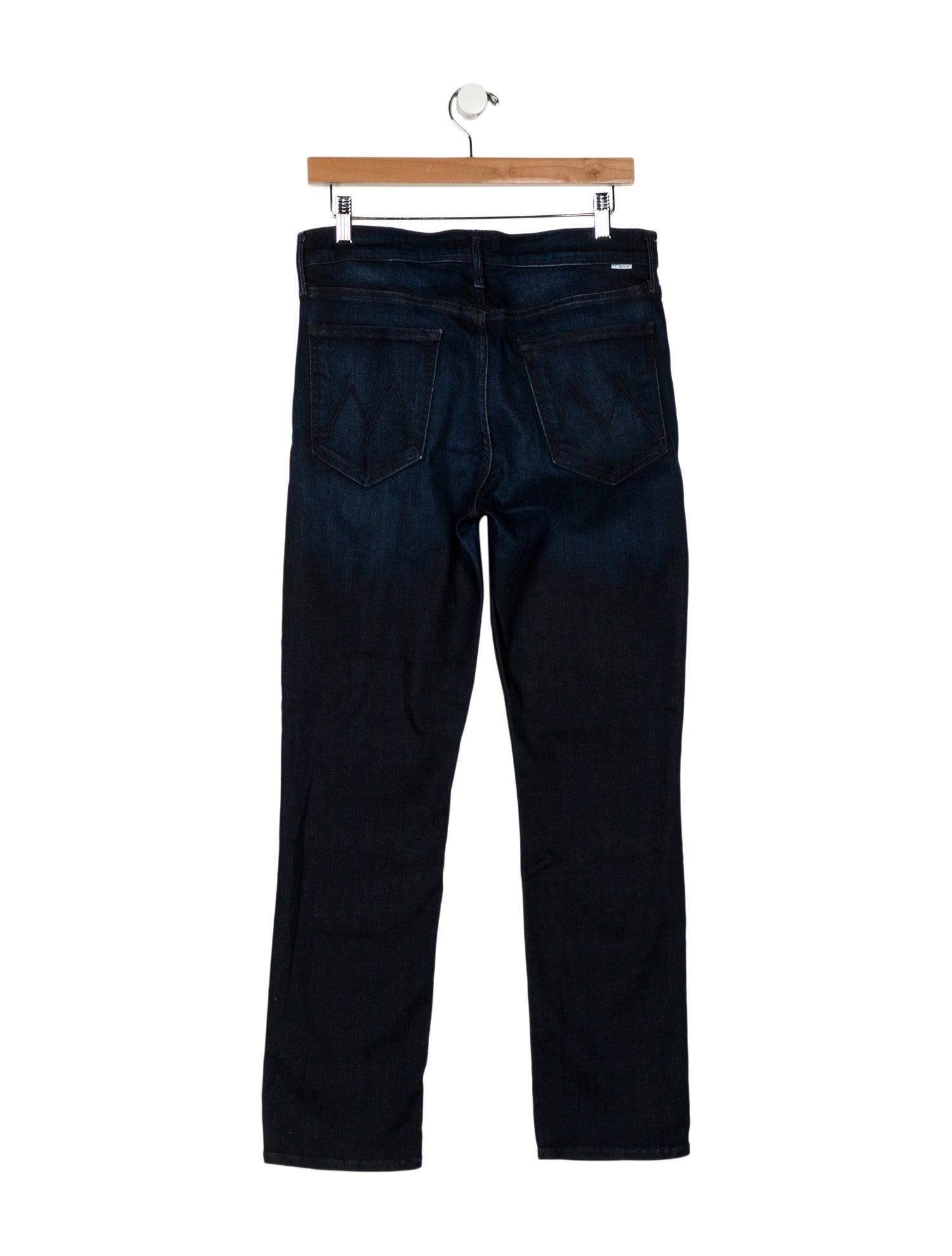 Mother Mid-Rise Straight Leg Jeans