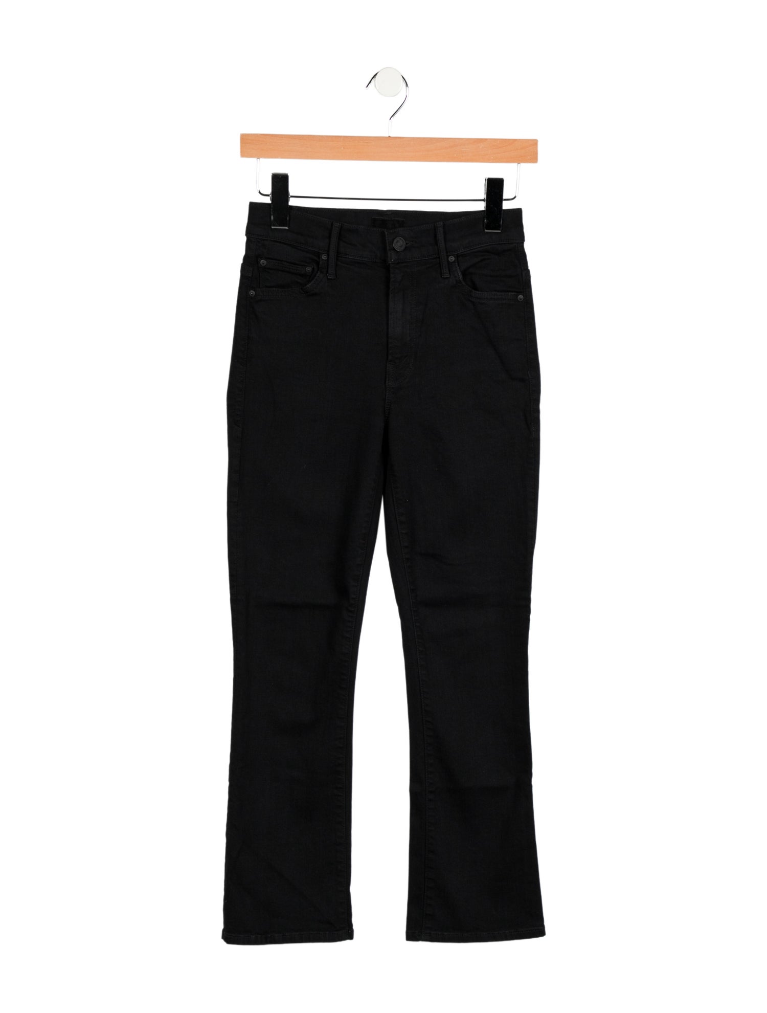 Mother Mid-Rise Straight Leg Jeans