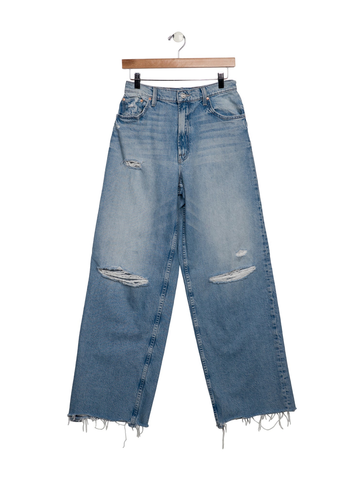 Mother High-Rise Wide Leg Jeans