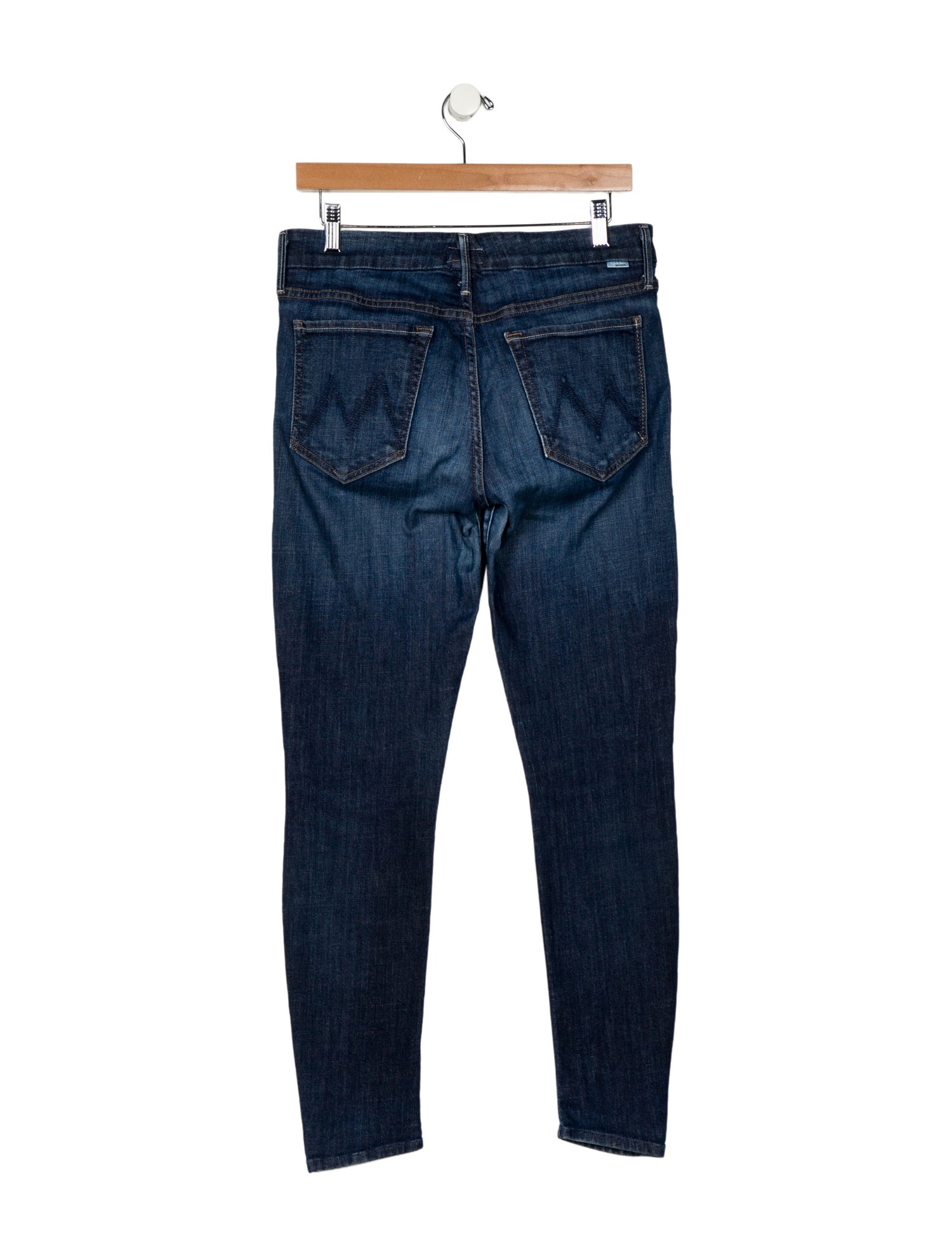 Mother Mid-Rise Skinny Leg Jeans