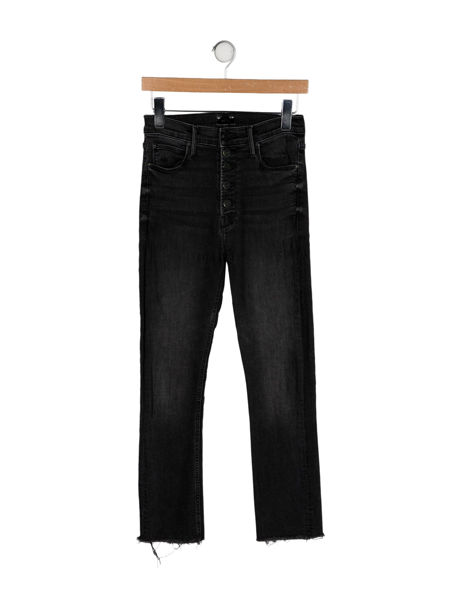 Mother Mid-Rise Straight Leg Jeans