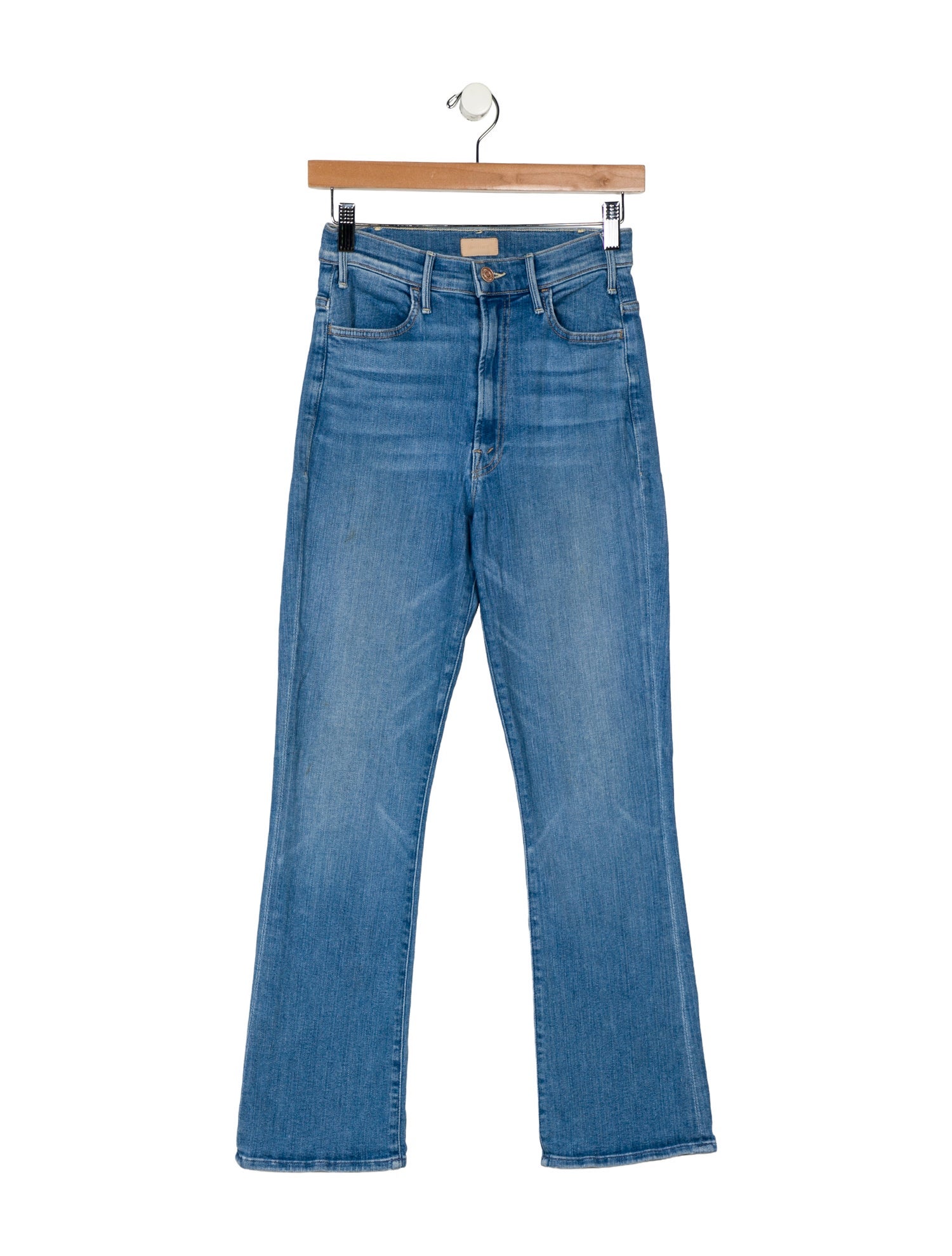 Mother High-Rise Straight Leg Jeans