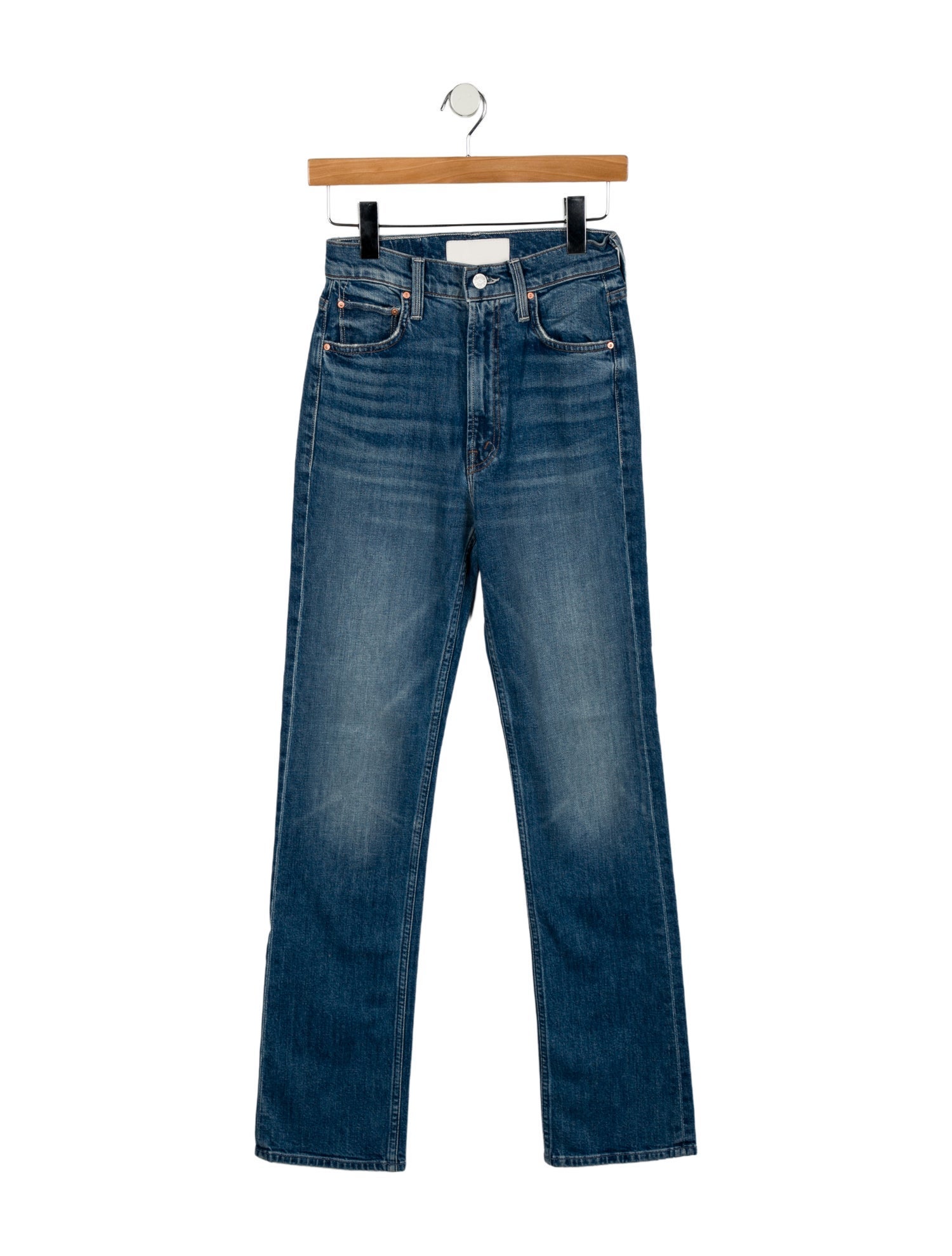 Mother High-Rise Straight Leg Jeans