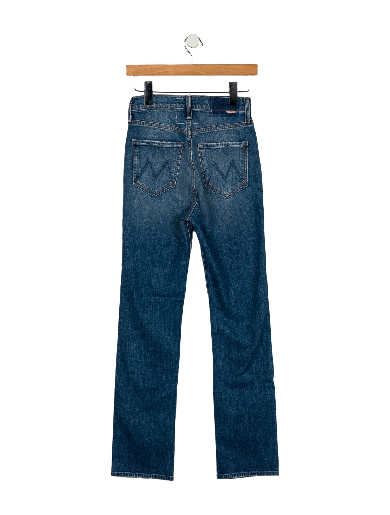 Mother High-Rise Straight Leg Jeans