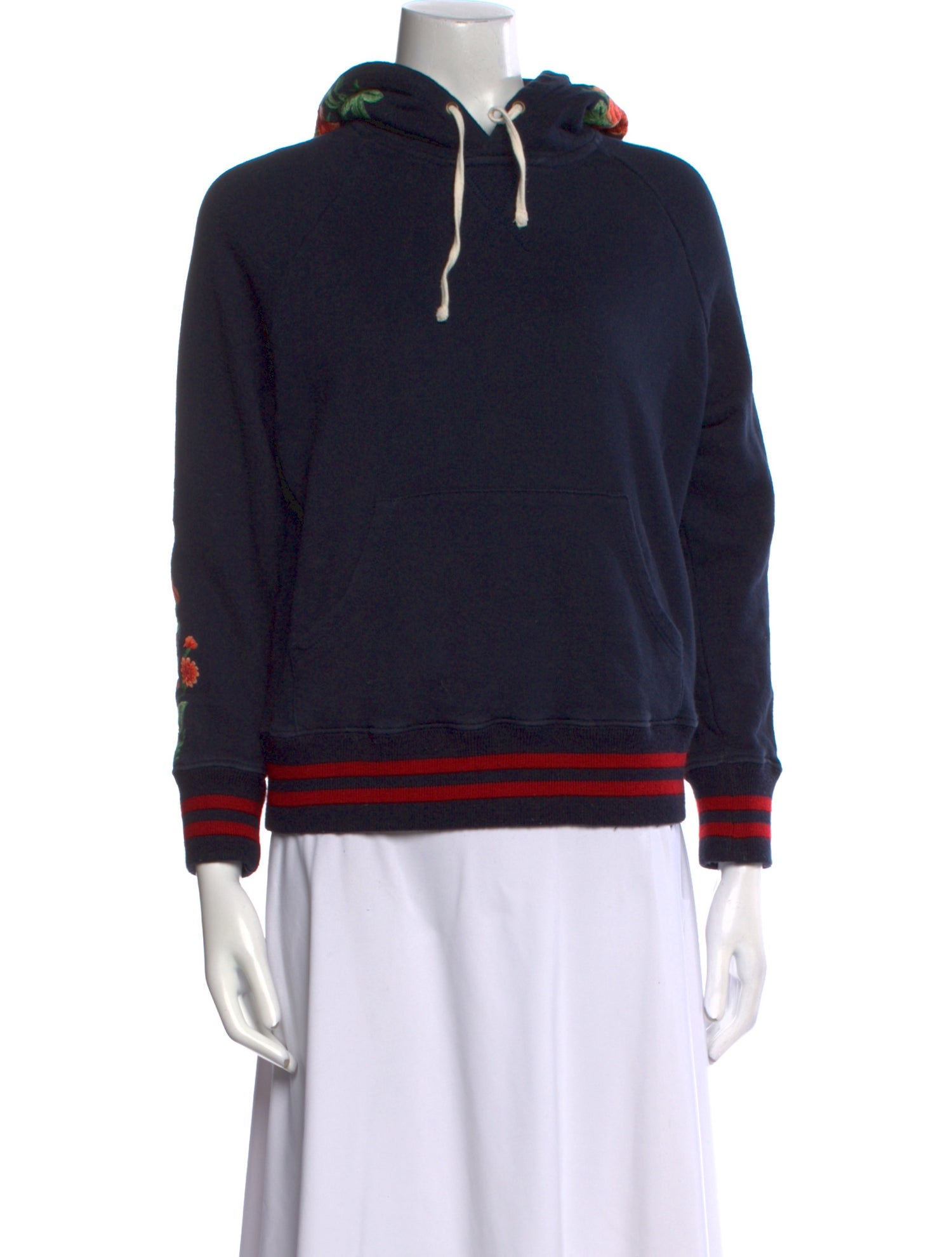 Mother Colorblock Pattern Mock Neck Sweatshirt