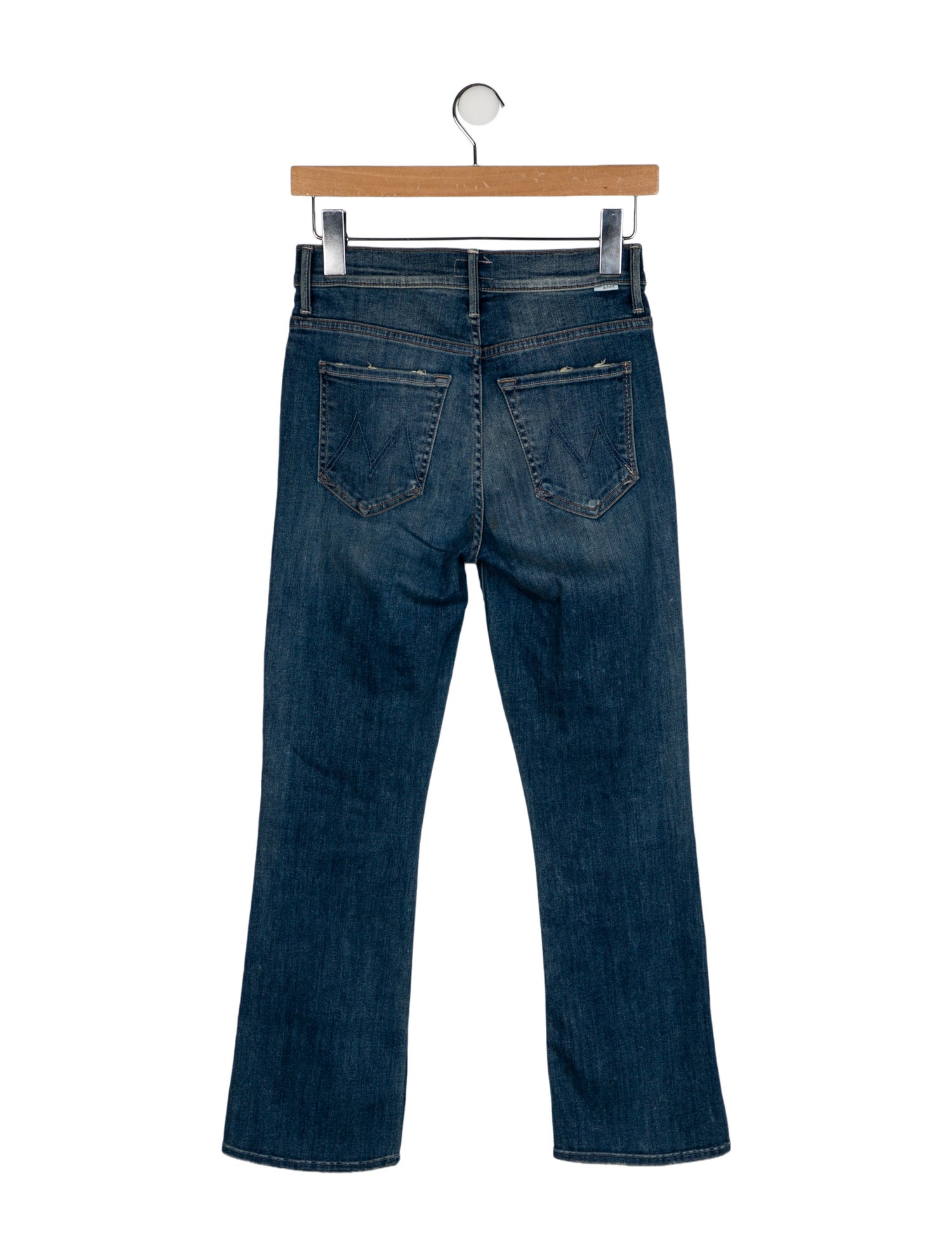 Mother Mid-Rise Straight Leg Jeans