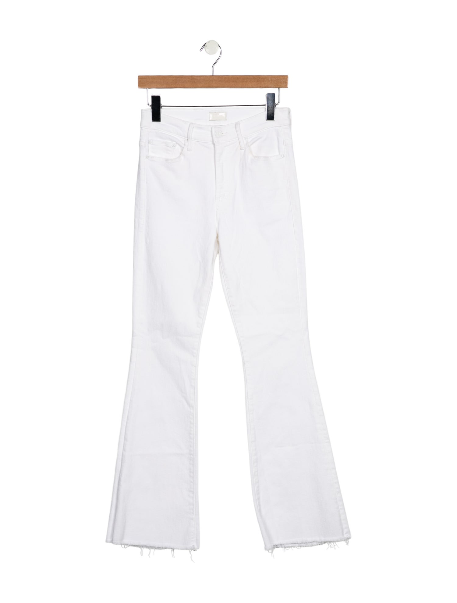 Mother Mid-Rise Wide Leg Jeans