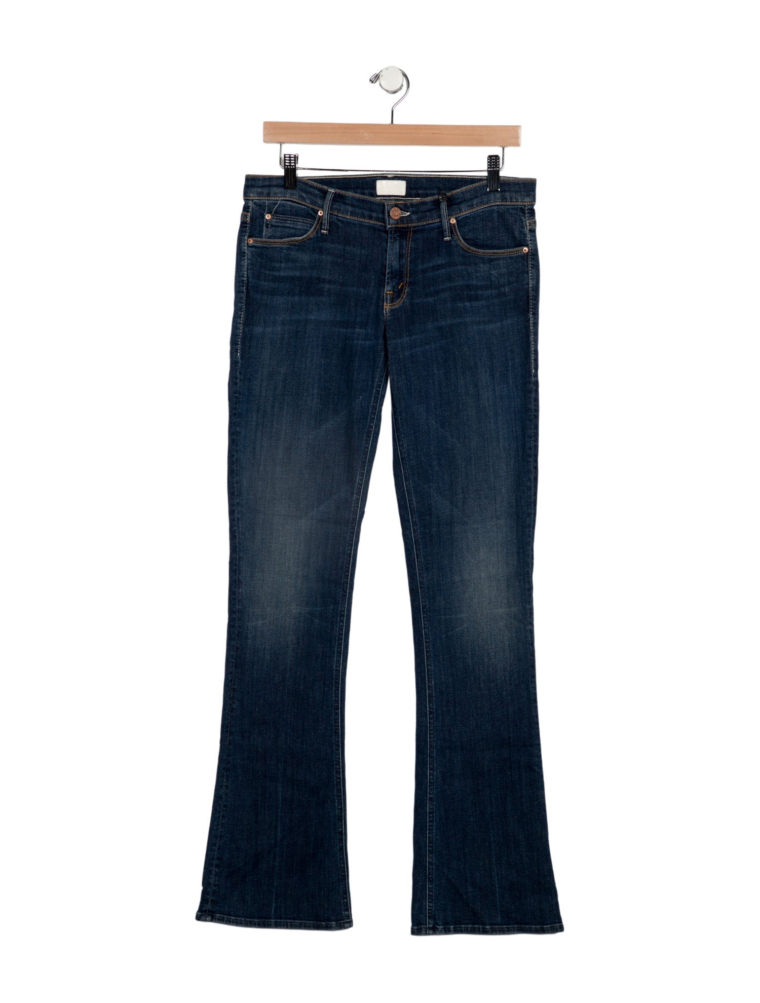 Mother Low-Rise Wide Leg Jeans