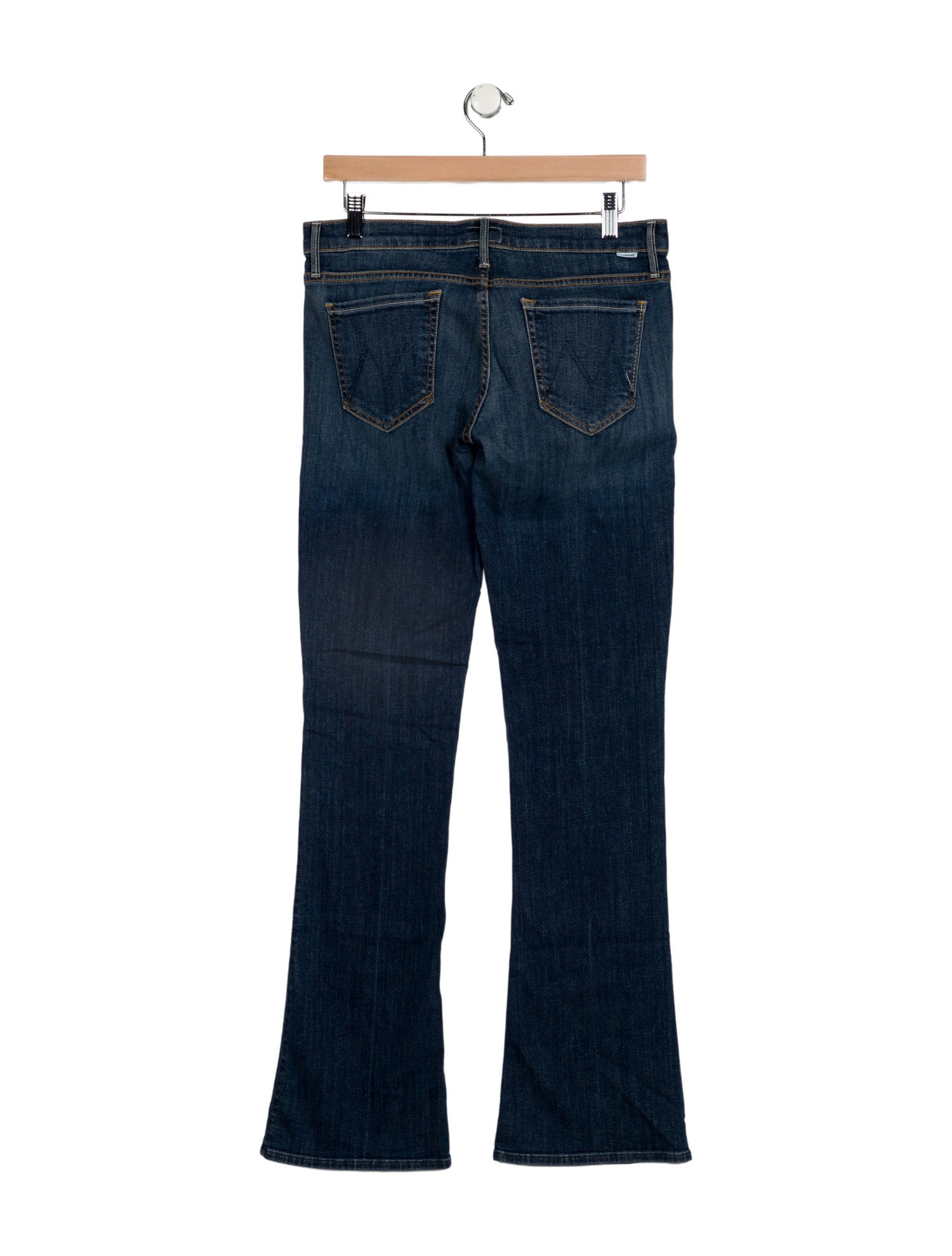 Mother Low-Rise Wide Leg Jeans