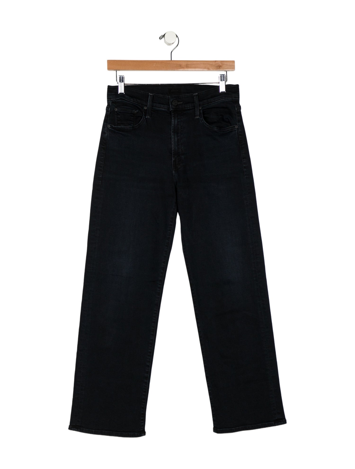 Mother Mid-Rise Straight Leg Jeans