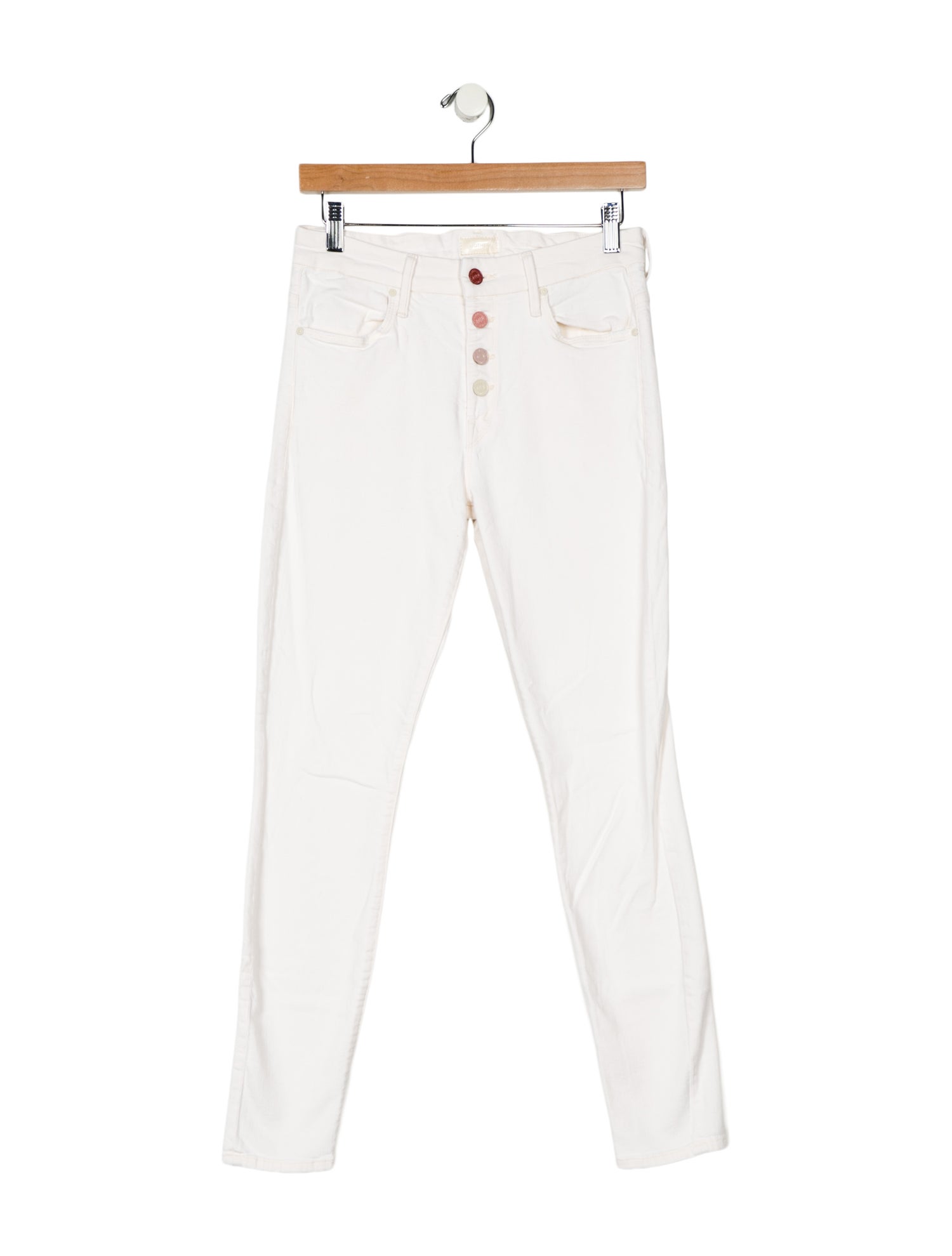 Mother Mid-Rise Skinny Leg Jeans