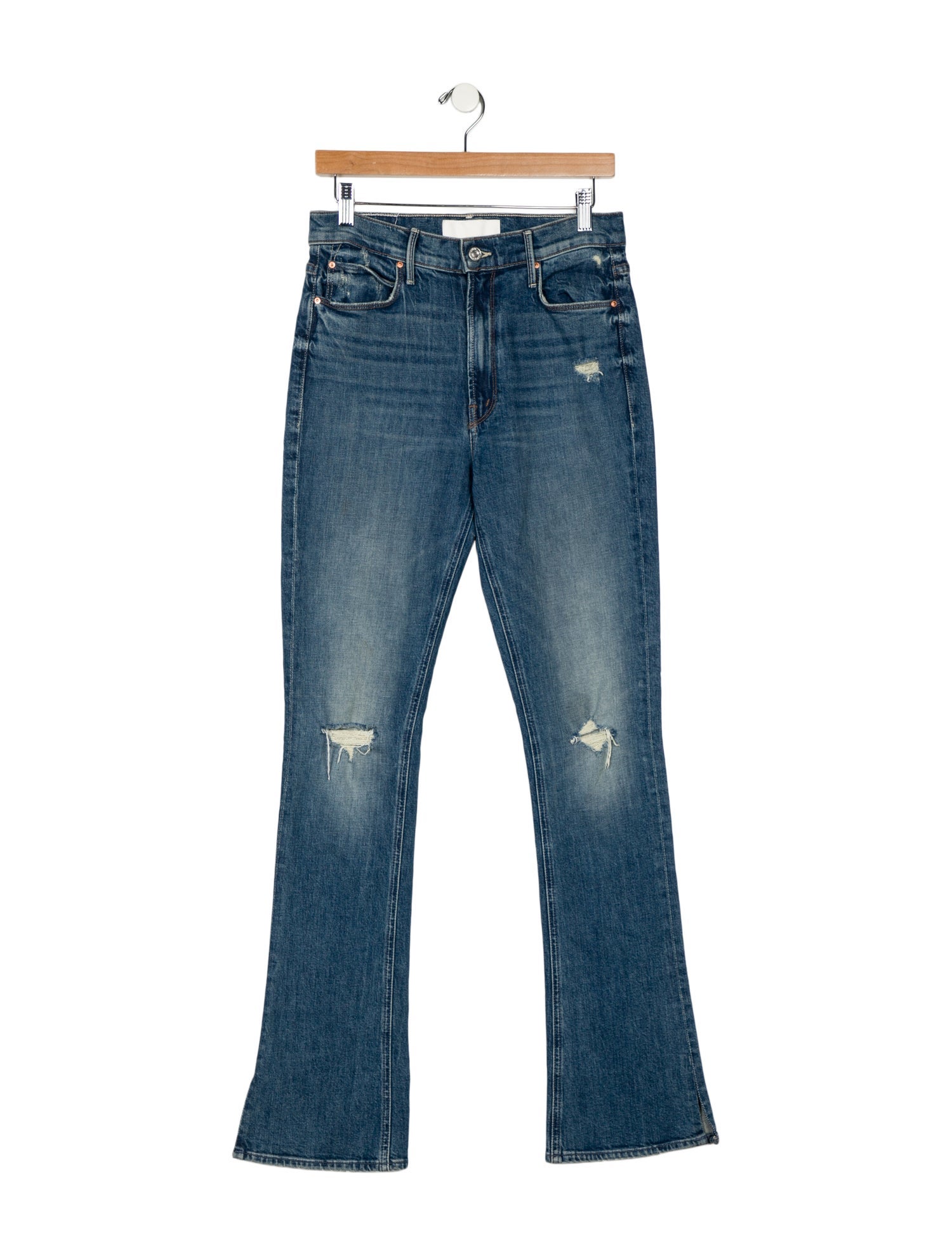 Mother High-Rise Wide Leg Jeans