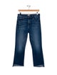 Mother Mid-Rise Straight Leg Jeans