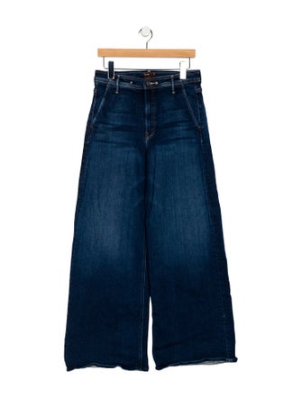 Mother High-Rise Wide Leg Jeans