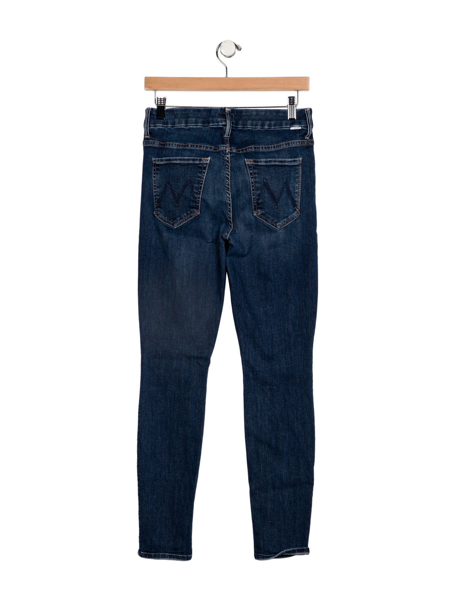 Mother Mid-Rise Skinny Leg Jeans