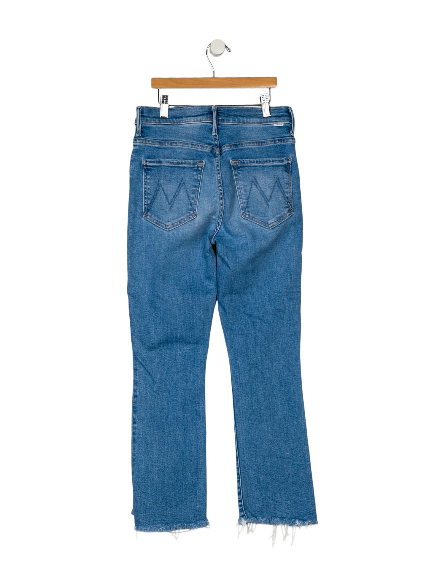 Mother Mid-Rise Straight Leg Jeans