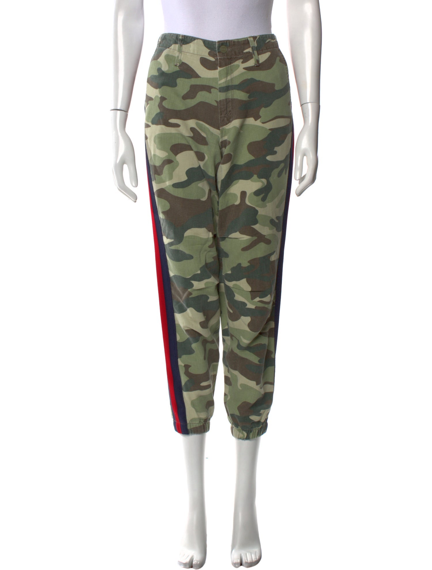 Mother Camouflage Print Skinny Leg Pants
