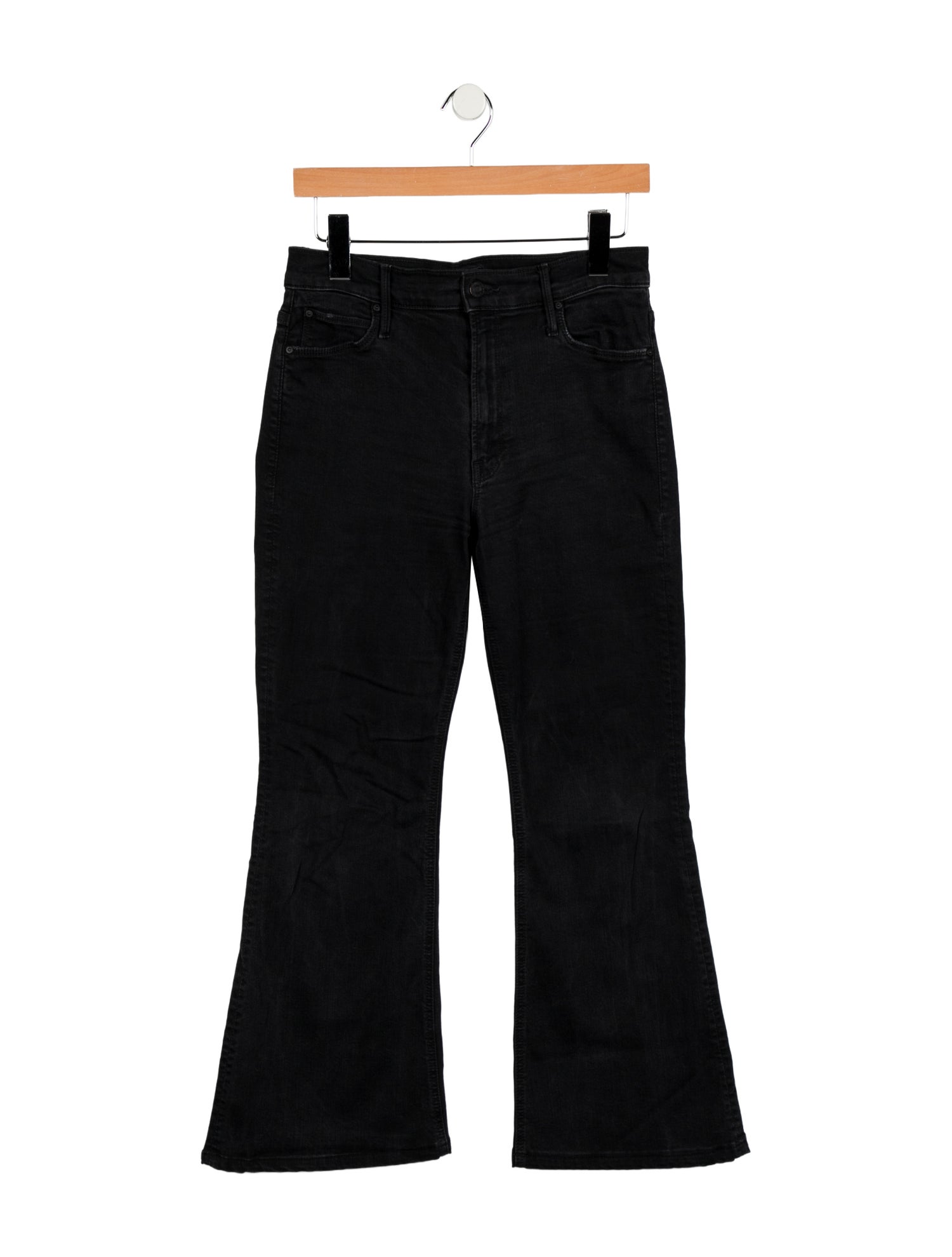 Mother Mid-Rise Wide Leg Jeans