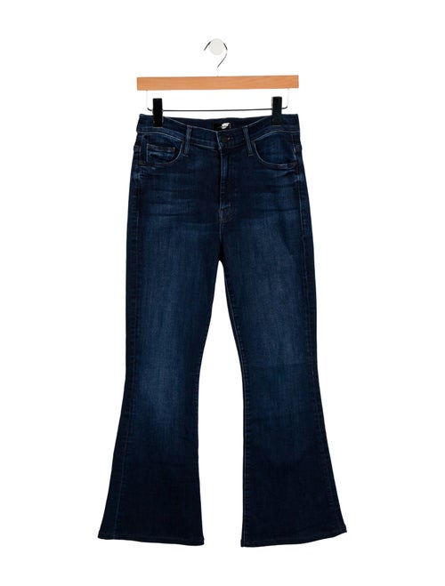 Mother Mid-Rise Wide Leg Jeans