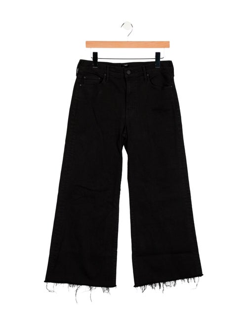 Mother Mid-Rise Wide Leg Jeans