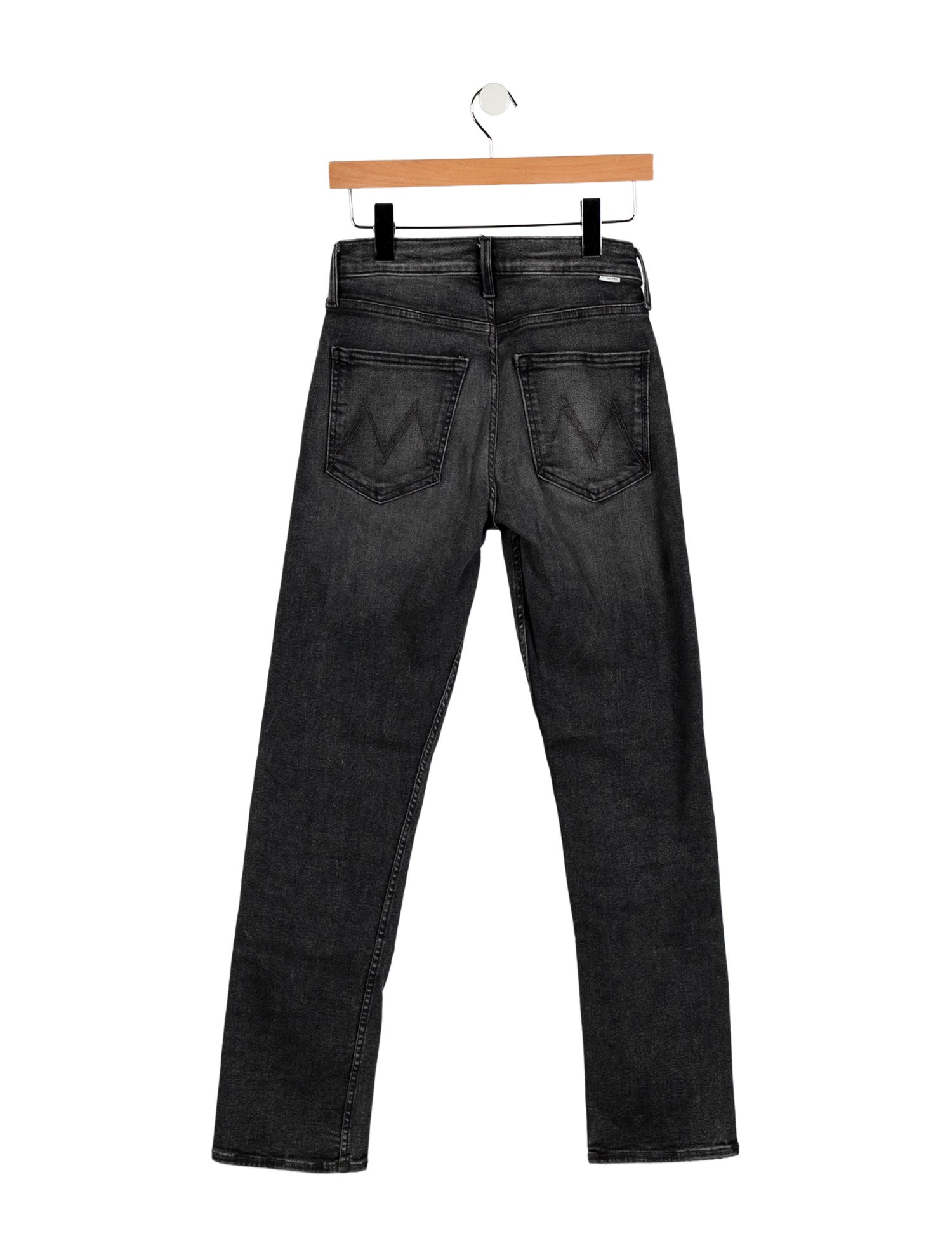 Mother Mid-Rise Straight Leg Jeans