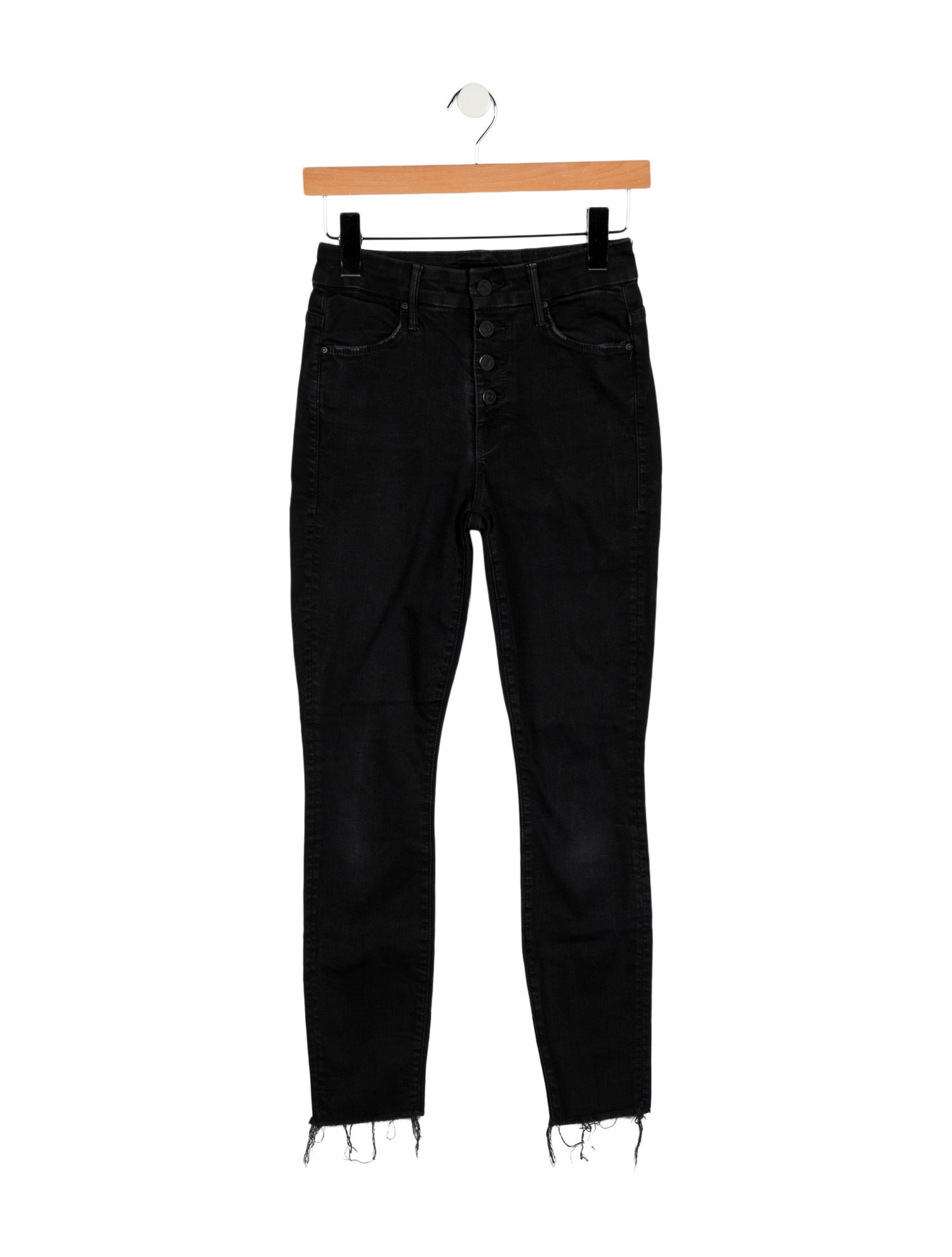 Mother Mid-Rise Skinny Leg Jeans