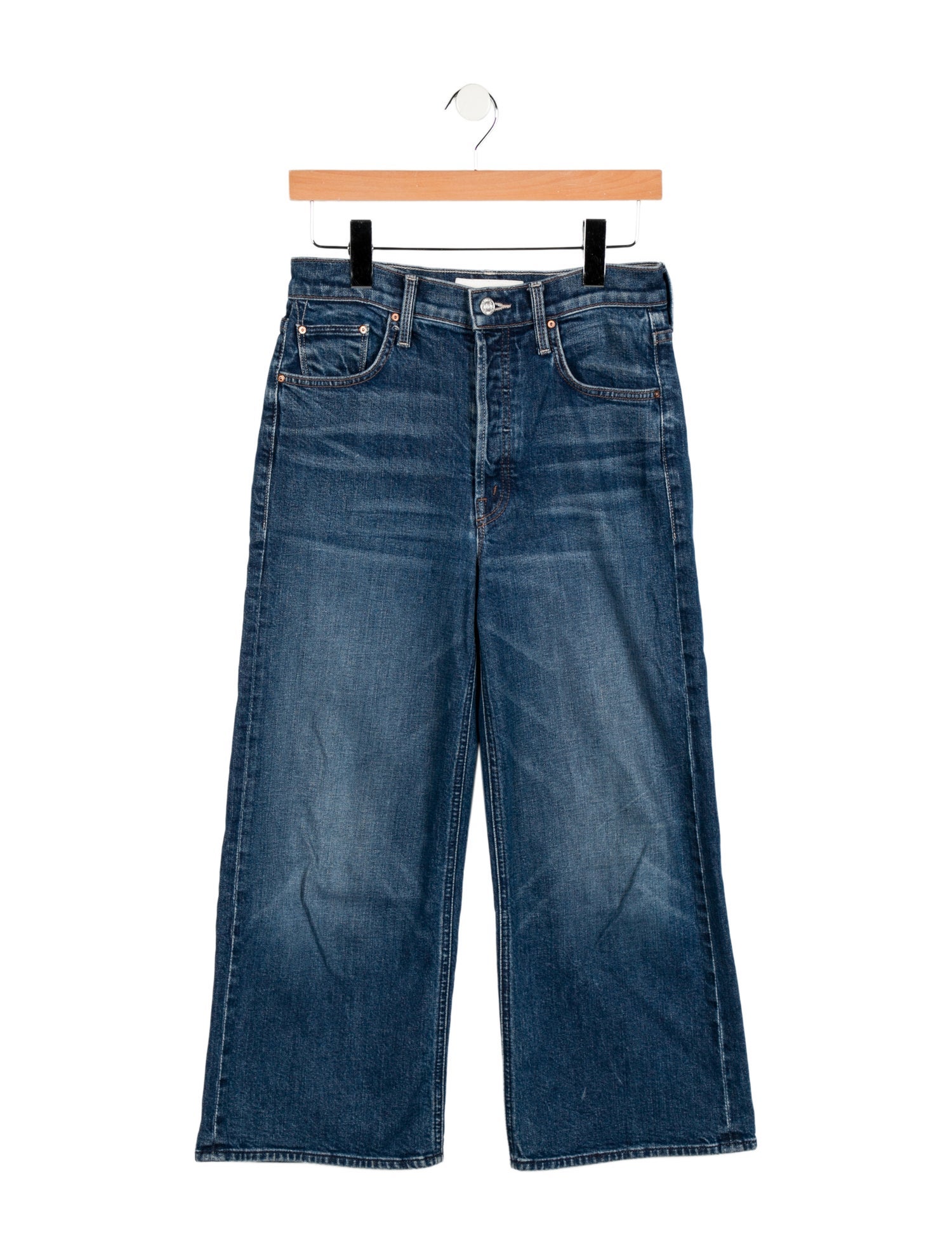 Mother High-Rise Wide Leg Jeans