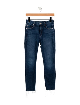 Mother Mid-Rise Skinny Leg Jeans