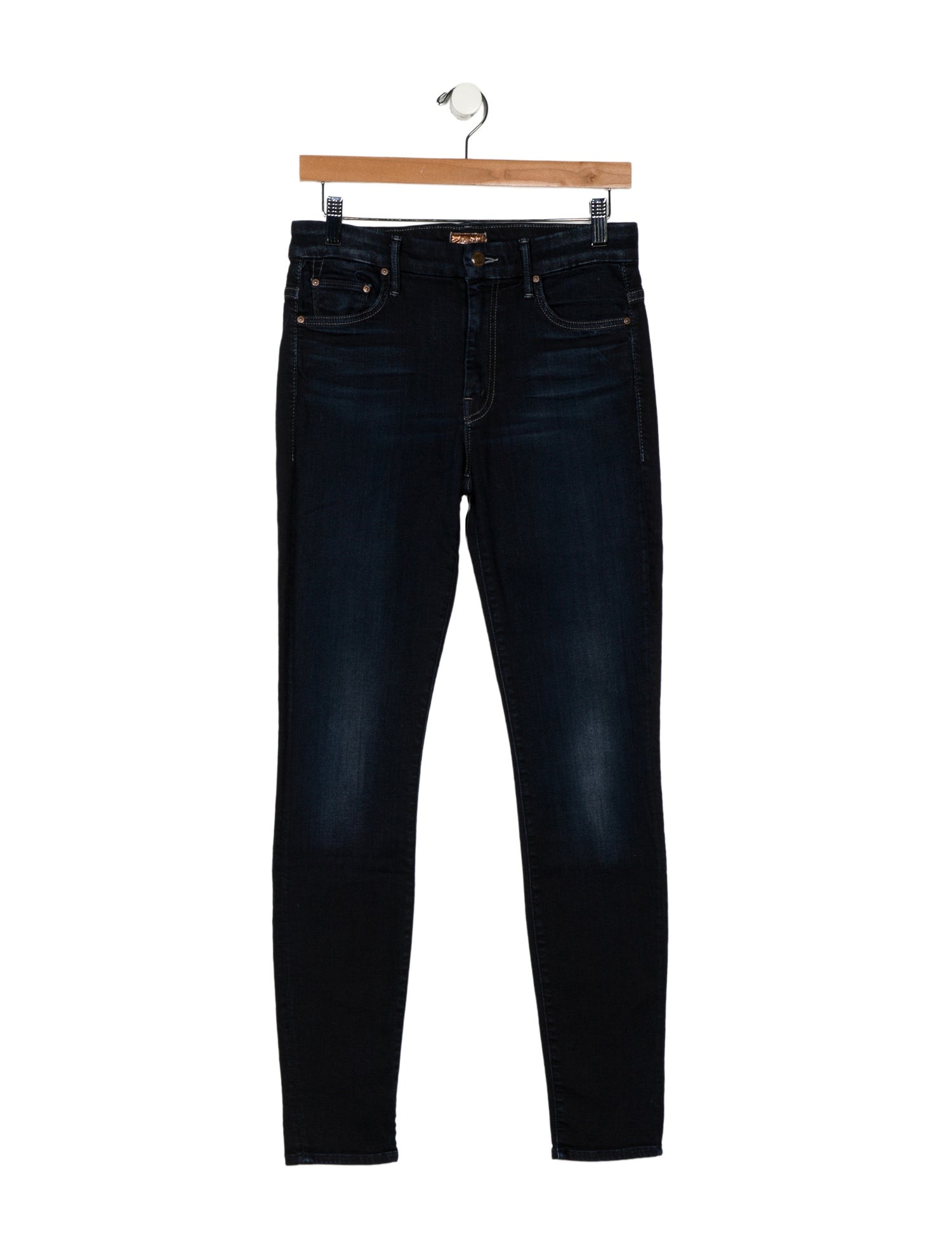 Mother Mid-Rise Skinny Leg Jeans