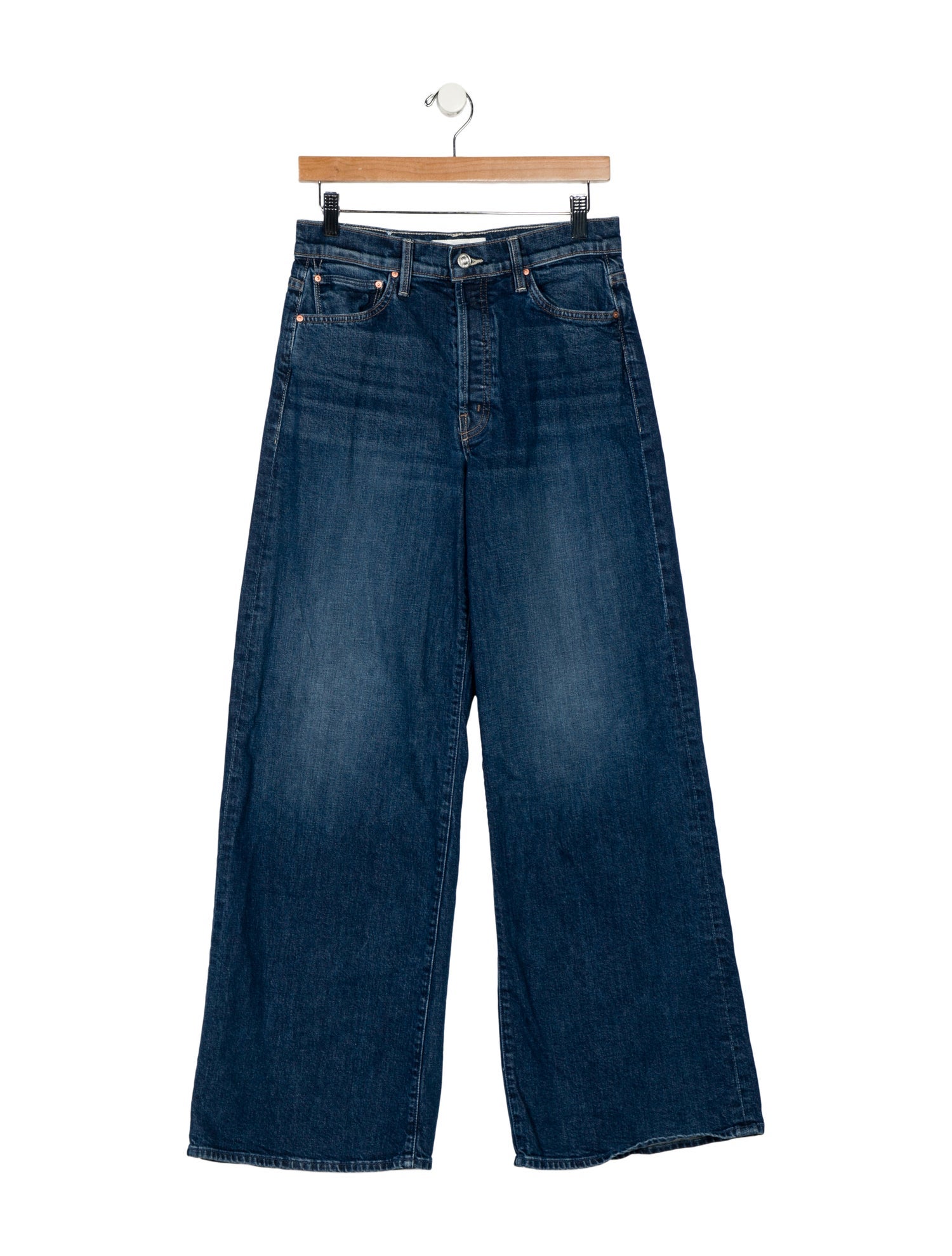 Mother High-Rise Wide Leg Jeans